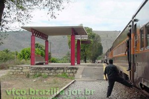 estação ferroviária São Tomé do Rio Doce em Galiléia