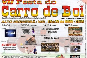 VII Festa do carro de boi em Alto Jequitibá