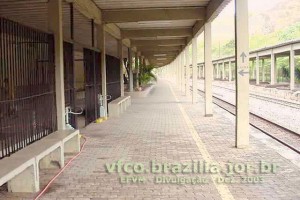 estação ferroviária em Colatina, ES