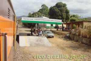 estação ferroviária Mascarenhas em Baixo Guandu, ES