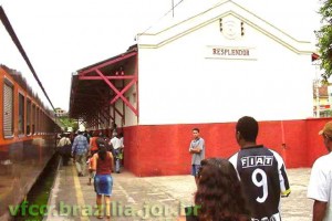 estação ferroviária em Resplendor