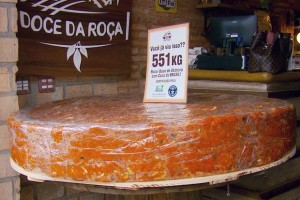 Maior doce de abóbora do Brasil em Poços de Caldas