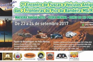 2º Encontro de Fuscas e Veículos Antigos das 3 Fronteiras do Pico da Bandeira