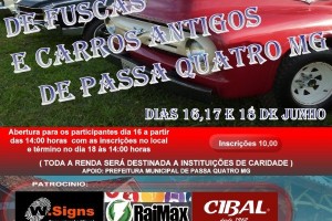 4º Encontro de Fuscas e Carros Antigos de Passa Quatro